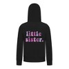Everyday Kids Little Sister Girls Zip Up Hoodie – Cute Pastel Sibling Sweatshirt - 2 of 4