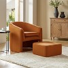 Giles Morden Upholstered Armchair with Removable Legs Storage Ottaman|Artful Living Design - 2 of 4