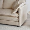 NicBex Modular Sofa Chair, Comfy Deep Single Sofa, Upholstered Sleeper Sofa with 1 Toss Pillow, Sectional Couch for Living Room, Reading Armchair - 2 of 4
