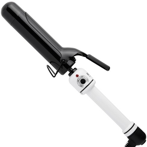 Rotating curling iron outlet target