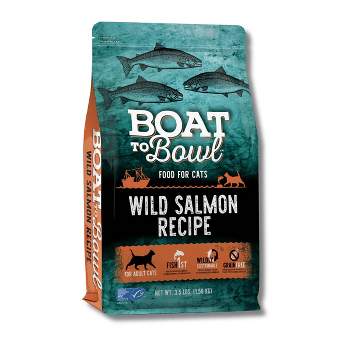 Boat To Bowl Wild Salmon and Fish Flavor Recipe Adult Dry Cat Food - 3.5lbs