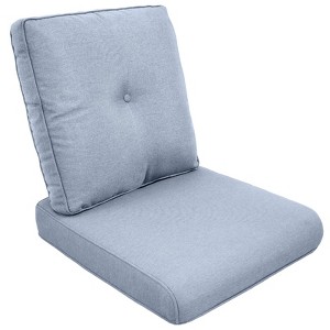 Buenhomino Outdoor Seat Cushion Set 25 x 22 x 4 Inch,Waterproof & Fade Resistant Outdoor Chair Cushions,Deep Seat Cushion with Removable Cover - 1 of 4