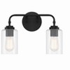 Craftmade Lighting Stowe 2 - Light Vanity in  Flat Black - 4 of 4