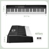Karl Home 61 Key Folding Keyboard Piano Portable Keyboard with 200 Rhythms - 2 of 4