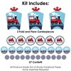 Big Dot of Happiness Railroad Party Crossing - Steam Train Birthday Party or Baby Shower Decor and Confetti - Terrific Table Centerpiece Kit - 30 Ct - 3 of 4