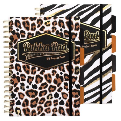 Pukka Pads B5 Wild Project Book - Assorted - Pack 2