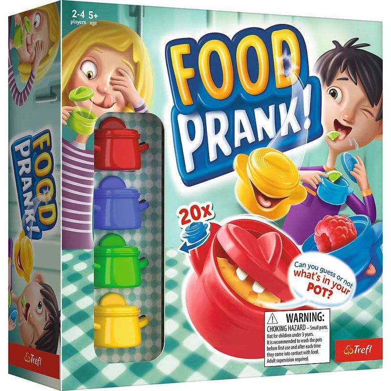 Trefl FoodPrank Game: Creative Thinking Board Game, Ages 5+, Gender Neutral, 2-4 Players, 30+ Min Play Time, 2 of 6