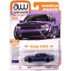 Auto World 2023 Dodge Charger R/T Scat Pack 1:64 Scale - 1 of 3