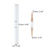 Unique Bargains Double Ended Nail Art Brush Gel Polish Nail Art Long Lines Pen Painting Tools for Home DIY Manicure White - 4 of 4