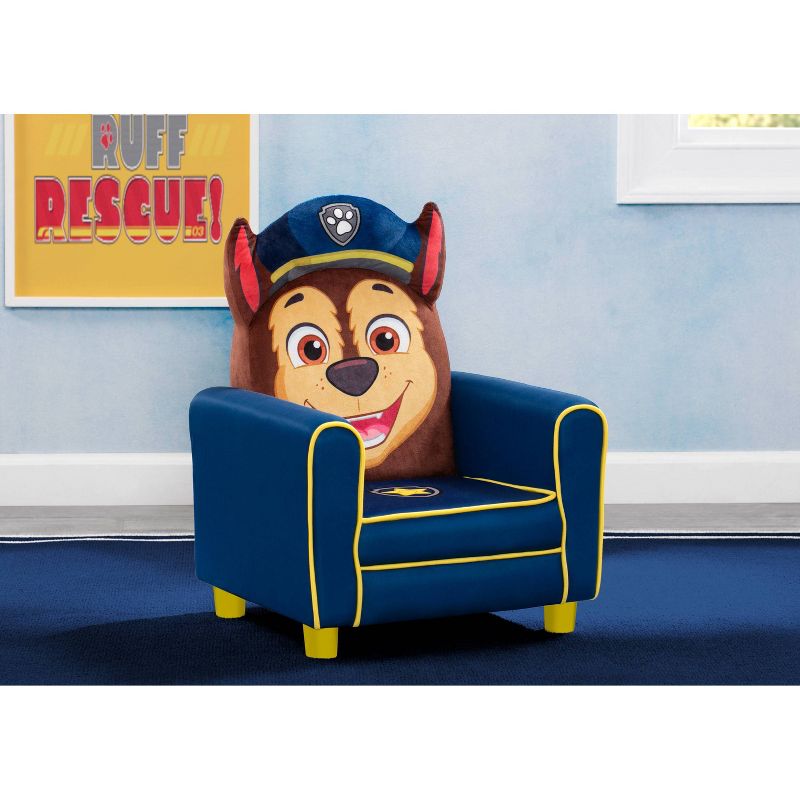 PAW Patrol Chase Figural Upholstered Kids&#39; Chair - Delta Children, 3 of 10