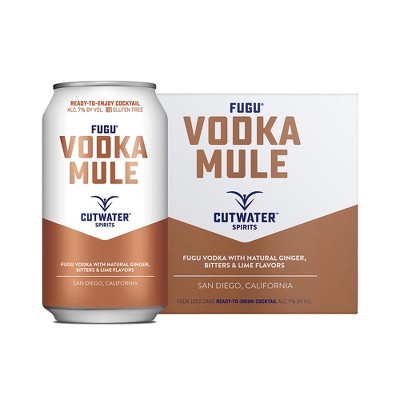 Cutwater Fugu Vodka Mule Cocktail - 4pk/12 Fl Oz Cans