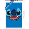 Trends International Disney Lilo and Stitch - Giant Face Smile Framed Wall Poster Prints - 3 of 4
