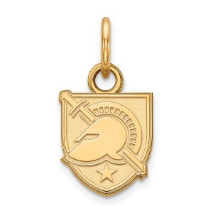 Black Bow Jewelry 14k Yellow Gold U.S. Military Academy Black Knights NCAA Extra Small Pendant - 1 of 3