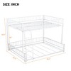 ModernLuxe Twin XL/Full XL over Queen Floor Bunk Bed Frame with Ladder & Safety Guardrails, Detachable Metal Bunk Bed - 4 of 4