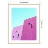 Amanti Art Saguaro Hotel Pink Building Walls by Tom Windeknecht Wood Framed Wall Art Print - 3 of 4