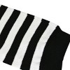 Wrapables Colorful Baby & Toddler Leg Warmers, Thin Stripes Black & White - 2 of 3