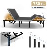 GDFStudio Jones Head Foot Massage Adjustable Bed Base with Wireless Remote, Charging Port and  LED Night Light - 4 of 4