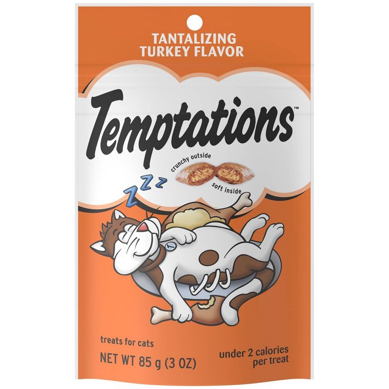 Temptations Tantalizing Turkey Flavor Crunchy Cat Treats, 1 of 6