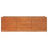 vidaXL Corten Steel Raised Garden Bed - Rusty Brown 94.5"x31.5"x30.3" - Weathering Steel Planter for Gardens/Balconies/Patios - 4 of 4