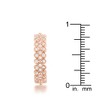 Slickblue Women’s 1ct CZ Eternity Ring, Rose Gold / Silver, Bezel Setting, Clear Stones, Textured Band, Size 5-10 - 4 of 4