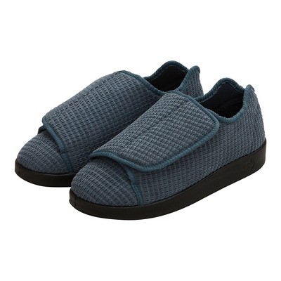 Silverts Adaptive Slippers For Men, Steel, Size 14, 2x Wide, 1 Count ...