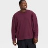 Men's Active Comfort Fleece Crewneck Sweatshirt - All In Motion™ - 3 of 3