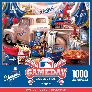 MasterPieces 1000 Piece Jigsaw Puzzle - MLB Los Angeles Dodgers Gameday - 1 of 4