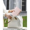 HTUTWOO Travel Jewelry Case, Jewelry Organizer Box with Clear Zipper Velvet Jewelry Pouch Bag, PU Leather Jewelry Case,Gift for Women - 2 of 4