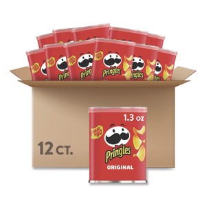 Pringles Potato Chips, Original - Case of 12 - 1.3 oz - 1 of 1