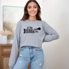 Simply Sage Market Women's If The Broom Fits Long Sleeve Graphic Tee - image 2 of 4