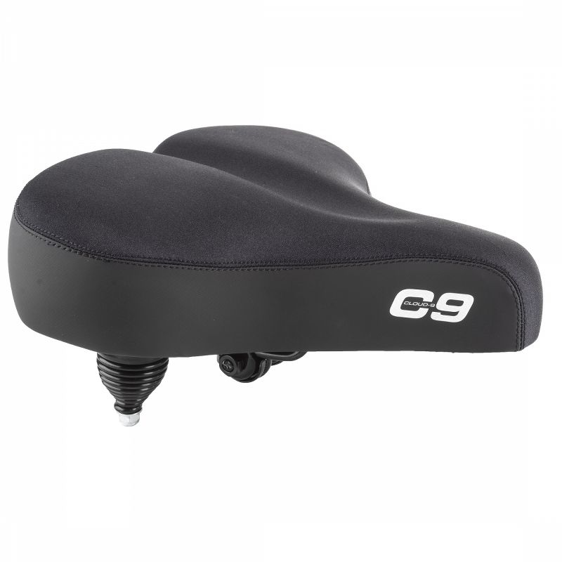 Cloud-9 Unisex Bicycle Comfort Seat Cruiser-ciser Springs - Black Gel Padding, 1 of 6