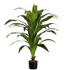 NicBex Artificial Tree Artificial Plant 47" Tall Artificial Dracaena Tree with Black Pot, Room Decor for Home Office Foyer Porch - 3 of 4