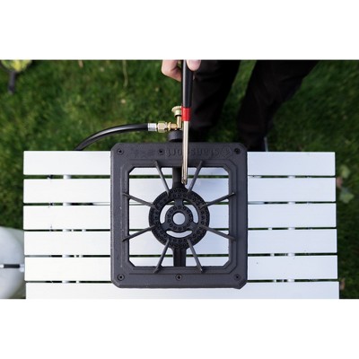 Stansport Black Cast Iron Single Burner Camping Stove