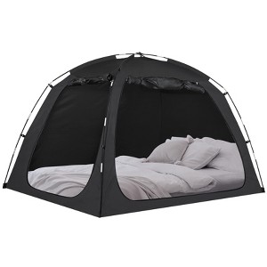 EighteenTek Portable Privacy Bed Tent, Great Solution To Enhance Sleep Environment - 1 of 4