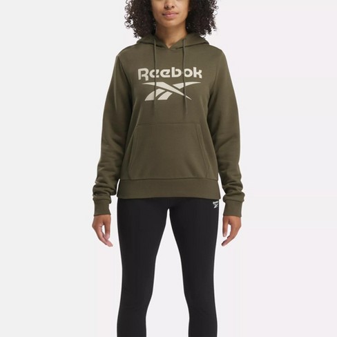 Reebok Reebok Identity Big Logo Fleece Hoodie L Army Green : Target