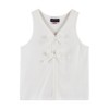 Andy & Evan  Kids  White Rib Knit Tank and Skirt Set - 3 of 4