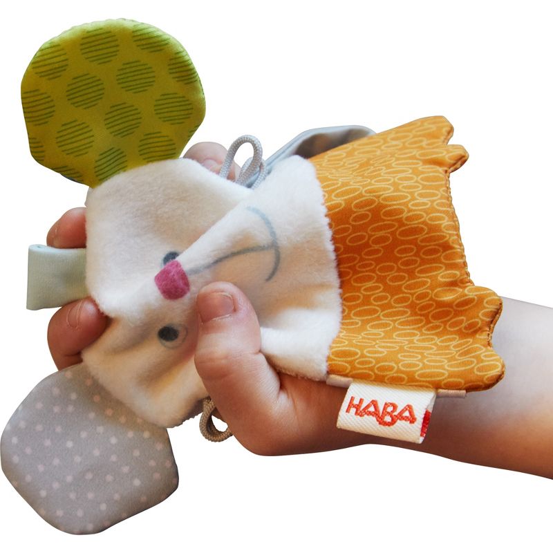 HABA Crackly Mouse Machine Washable Sensory Crinkle Cloth Baby Toy, 2 of 5