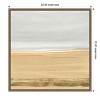 Amanti Art Abstract Gold Beach III by Chris Paschke Canvas Wall Art Print Framed 22 x 22-in. - 4 of 4