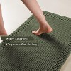 BAGOKIE Super Absorbent Bath Mat Waffle Bath Rug with Tassels - 3 of 3