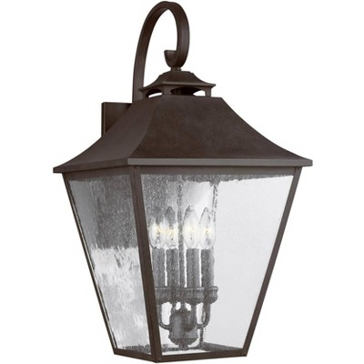 Feiss Galena 25 1/2" High Sable Steel Outdoor Wall Light