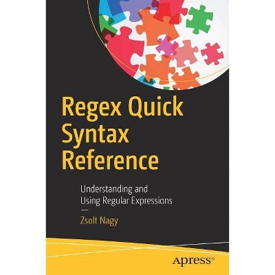 Regex Quick Syntax Reference - by  Zsolt Nagy (Paperback)