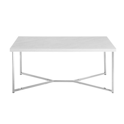 Maxwell Two-Tone Modern Glam Coffee Table - Saracina Home