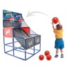 Topteng 2 Player Arcade Dual Basketball Hoop Shot Game with 3 Basketballs and Air Pump - 2 of 4