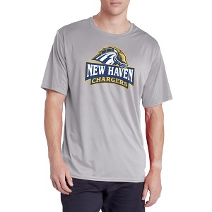 University of New Haven Adult Sport Active T-Shirt Primary Logo, Athletic Heather - 1 of 4