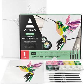 Arteza Kids Unicorn And Frog Paint By Numbers Kit - 35 Pieces : Target
