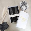 Pavilion Gift Company - Engaged  -  Gift Boxed 7 oz Glass Toasting Flute Set - Drinkware - 4 of 4