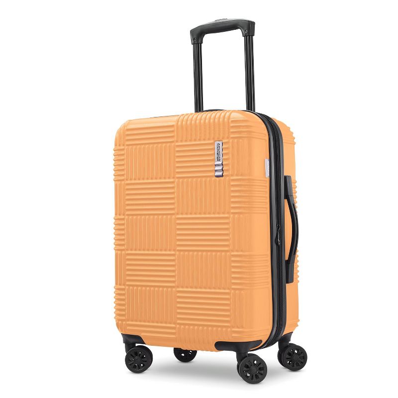 American Tourister NXT Checkered Hardside Carry On Spinner Suitcase, 3 of 15