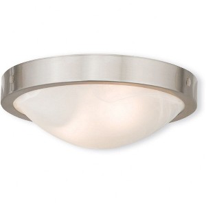 Livex Lighting New Brighton 2 - Light Flush Mount in  Bronze - 1 of 4