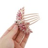 Unique Bargains Women's Peacock Style Hair Insert Comb 1 Pc - 3 of 3