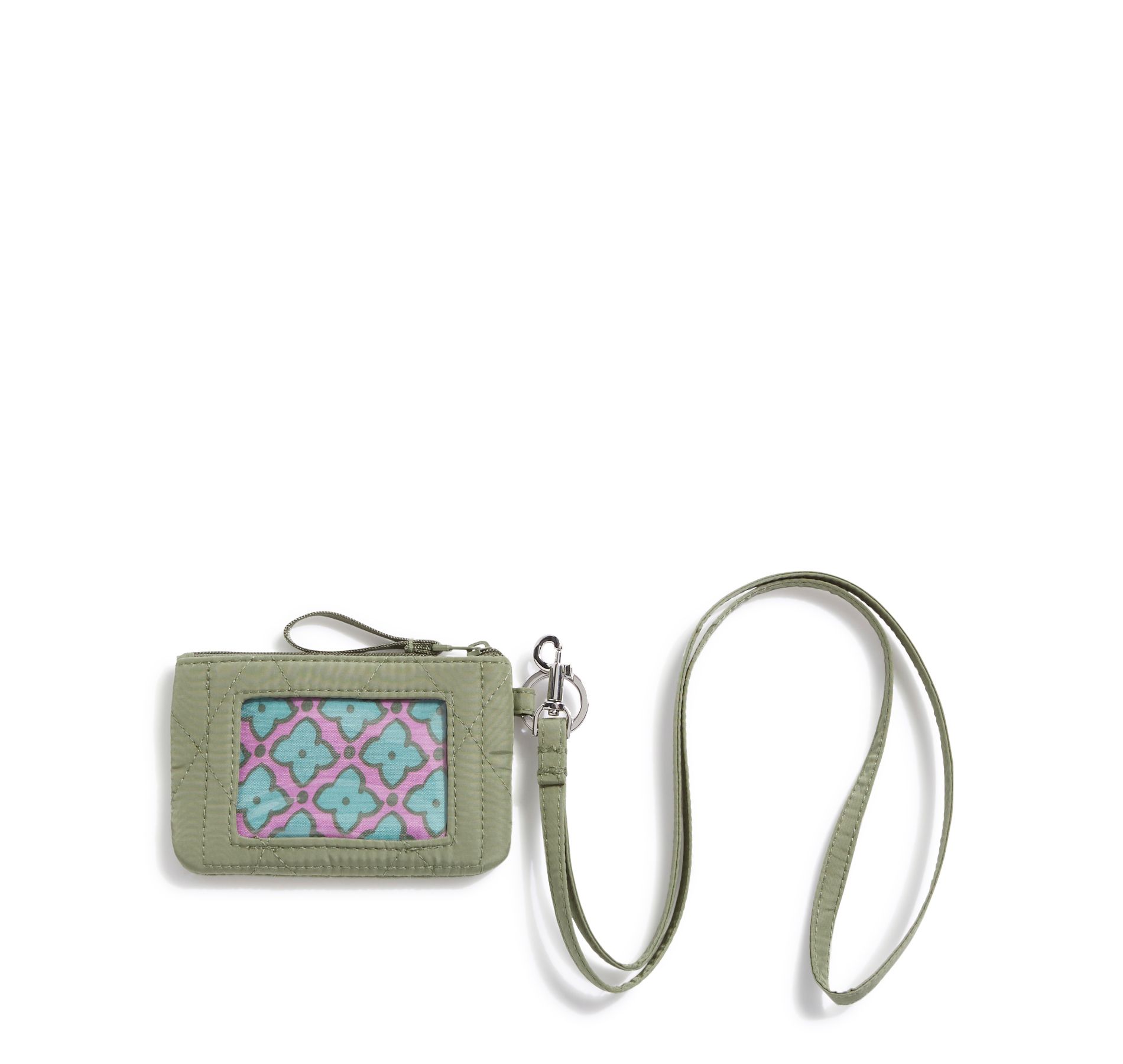 Vera Bradley Women's Outlet Ultralight Zip ID and Lanyard